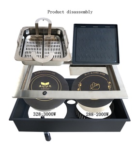 โต๊ะปิ้งย่างยกได้ ยาเว่ย 760 สำหรับร้านอาหาร โต๊ะปิ้งย่างแบบกำหนดเอง - Product Image 4