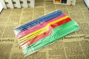 Venta al por mayor Tip-Tail peine salón tinte para el cabello resaltando plástico estilismo peine peluquería herramientas de peluquería peluquero profesional - Product Image 3