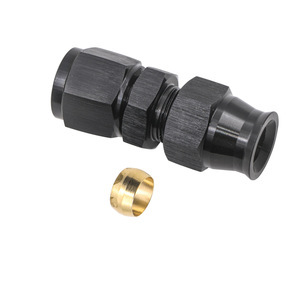 Conector adaptador de combustible An6, aleación de aluminio de 5/16 pulgadas, negro, para modificación de automóviles diésel, actualización y reacondicionamiento - Product Image 2