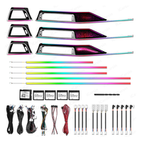 Mise à Niveau de l'Éclairage Ambiant F30 F36 pour BMW Série 3/4 Gran Coupé Dynamique 64 Couleurs, Accessoires d'Éclairage Intérieur LED