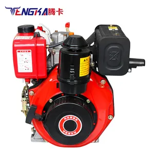 Motor diesel de cilindro único chinês, motor diesel pequeno z170f 178f 186f 188f 10 hp motor diesel