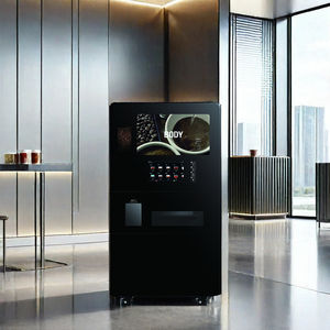Machine à café fraîchement <span class=keywords><strong>moulu</strong></span> commerciale entièrement automatique avec code QR / lecture de <span class=keywords><strong>carte</strong></span> - Product Image 3