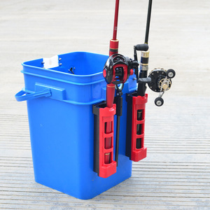 Miao Zun Fishing <b>Rod</b> Holder <b>Plastic</b> Lure <b>Rod</b> Storage Bucket With Mounts For Boat Raft Fishing Gear - Product Image 1