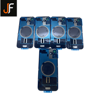 Vente en gros de vitres arrière de remplacement pour iPhone 16/16 Plus, coque arrière de batterie, panneau de verre arrière avec logo pour téléphone