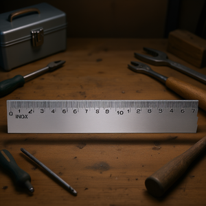 Ttake Stainless Steel Ruler 30 Cm Precision <b>Measurement</b> <b>Tool</b> For Workshop And School Use - Product Image 3