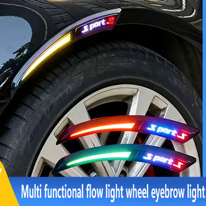Luces Laterales Universales para Varios Modelos <span class=keywords><strong>de</strong></span> Vehículos con Luces <span class=keywords><strong>de</strong></span> Arco <span class=keywords><strong>de</strong></span> Rueda Modificadas, Luces LED <span class=keywords><strong>de</strong></span> Circulación Diurna e Intermitentes - Product Image 1