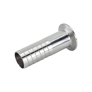 Sanitär Tri Clamp Extended Gummis ch lauch Barb 100mm Long Tail Stacheldraht adapter SS304 SS316L Edelstahl - Product Image 5