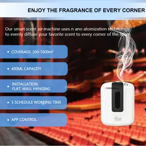 Fengjie otel 400ml büyük kapasiteli parfüm koku difüzör makinesi aroma profesyonel koku yayıcı uçucu yağ difüzör