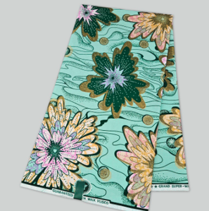 2026 Yeni Baskı Kumaş Yüksek Kalite Gerçek Balmumu Garantili Afrika Kumaşı Hollanda Pagne Elbise %100 Pamuk 6 Yard - Product Image 4