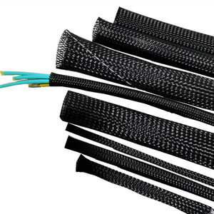 PET ignifuge nylon tissé maille tuyau câble couverture expansion manchon peau de serpent tressé câble manchon maille fil manchon - Product Image 6