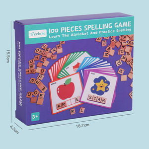 Jouets Montessori en bois, apprentissage de l'orthographe, jeux de puzzle de correspondance des lettres, entraînement de la motricité fine, jouets éducatifs pour enfants, cadeaux - Product Image 6