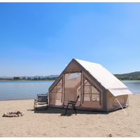 7.5 ㎡   Tente gonflable portable, résistante au vent et à la pluie, pour le camping, la randonnée et les fêtes en plein air