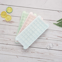 Bac à glaçons en silicone de qualité alimentaire à 24 cavités, couleur personnalisée, pour réfrigérateur, congélateur, usage quotidien, cuisine, bar