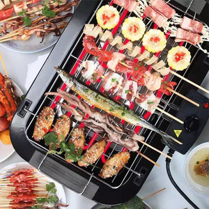 Portable Smokeless Stainless Steel Non-stick Household <strong>Electric</strong> Grill <strong>Barbeque</strong> - Product Image 3