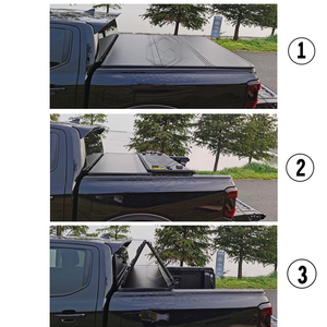 Cubierta de Tonneau de tres pliegues al mejor <span class=keywords><strong>precio</strong></span> para Toyota para Tacoma 2023 impermeable de 5 pies con modelos Ranger y <span class=keywords><strong>Silverado</strong></span> - Product Image 4