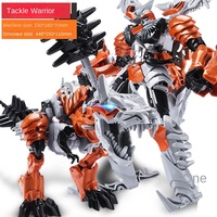 Juguete Transformable Transfronterizo para Niños, Modelo de Dinosaurio Robot de 7ª Generación, Estilo Auto, Edición Metálica