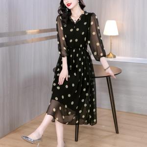 Femmes été imprimé fleuri Maxi robe élégante dentelle décoration taille cintrée pour <span class=keywords><strong>Vogue</strong></span> Style décontracté tailles 2XL 3XL 4XL - Product Image 4