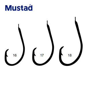 Mustad 10924 Deep Sea <b>Hook</b> <b>Black</b> Gold Saltwater Fishing <b>Hook</b> Thickened High Strength For Bottom Fishing Ocean Beach Use - Product Image 4