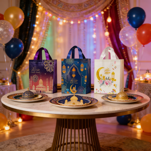 653314 <strong>Eid</strong> Mubarak Gift Bags Collection: Assorted Islamic Designs for Ramadan and <strong>Eid</strong> Party Favors and <strong>Presents</strong> - Product Image 3