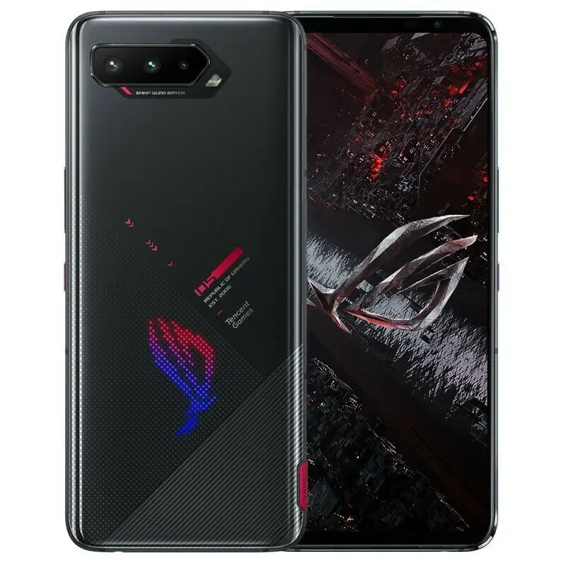 Original ROG Phone 5S 5G Gaming Phone 6.78" 144Hz 2448x1080P AMOLED Qaulcomm SD 888 Plus 6000mAh Fast Charging 65W Android 11