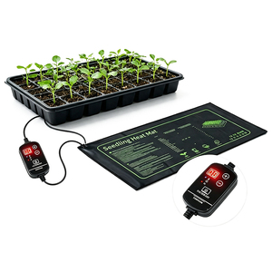 20W 40W EU Plug Seed Starting <b>Heating</b> <b>Mat</b> Waterproof <b>Plant</b> <b>Heating</b> Pad with Temperature Controller for Indoor Gardening - Product Image 1
