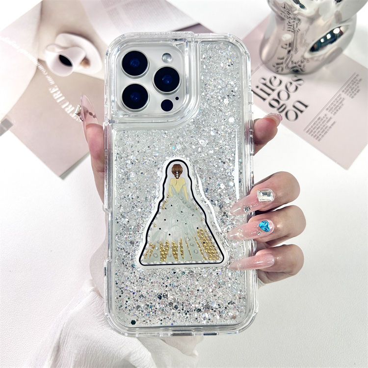 Glitter Phone Cover Decoration With Nail Polish Homemade Nail