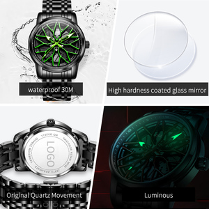 Reloj Deportivo de Cuarzo Luminoso a Prueba de Agua con Bisel Giratorio de Acero Inoxidable, Estilos Más Vendidos Personalizados OEM ODM 3701 para Hombre - Product Image 6