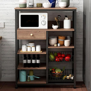 Étagère de <span class=keywords><strong>cuisine</strong></span> nordique pour fruits <span class=keywords><strong>et</strong></span> légumes, étagère en bois pour four à micro-ondes, étagère d'assaisonnement, étagère de <span class=keywords><strong>cuisine</strong></span> - Product Image 2