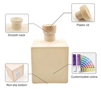 Bouteilles décoratives rondes en verre pour la maison, diffuseur de parfum pour la pièce, bouchon à vis en verre vide, sérigraphie, 100 ml