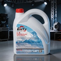 Liquide de brouillard à base d'eau EWTX L-4 4,5 L pour machine à brouillard et machine à fumée, haute densité, non toxique, longue durée