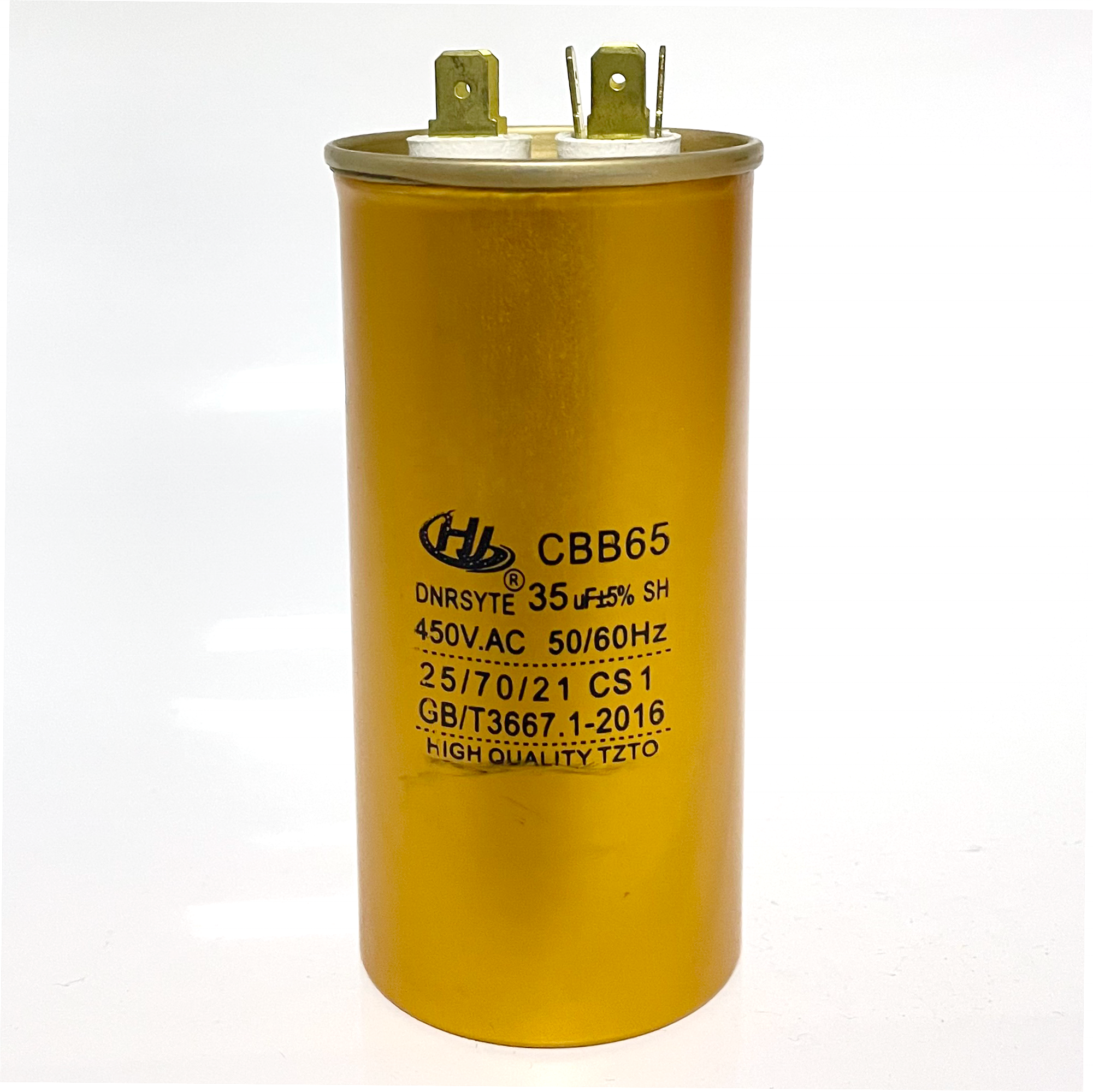 Capacitor De Trabajo 25 MFD 370 VAC Metálico