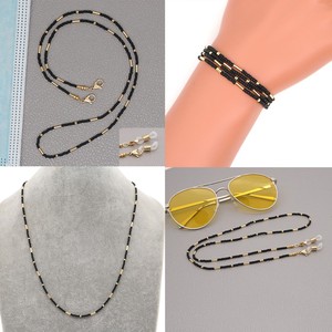 Go2boho Chaîne de masquage pour hommes Collier de perles Miyuki Chaînes de lunettes de soleil - Product Image 6