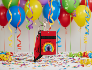 Busta Rossa Arcobaleno con Decorazioni 6.5x9.5cm per Festa del Capodanno Cinese - Product Image 2