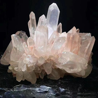 Grappe de cristal gros grands groupes de quartz clair pierre de guérison cristal géode cristal Druzy