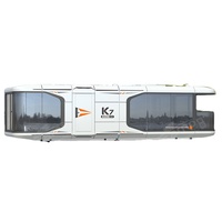 Zcamp wadah portabel, rumah prefab kamar tidur, wadah mobile pod kantor luar ruangan Tiongkok, kapsul modular seri K7 baru