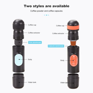 Máquina de café expreso de viaje, minicafetera portátil para acampar al aire libre - Product Image 3