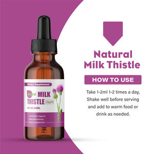 Bebida da ressaca OEM/ODM Suplemento Nutrição Natural Fornecimento Orgânico Líquido De Cardo De Leite Etiqueta Privada Líquida Oral Melhor Vendedor - Product Image 6