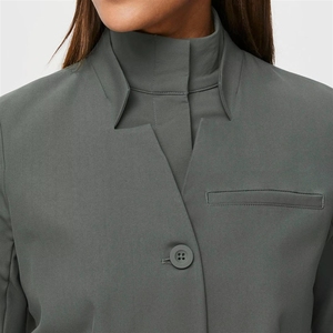 2026 Blouse longue de laboratoire médical pour femmes, uniformes d'infirmière, ensembles de blouses tissées, blouses de laboratoire blanches - Product Image 4