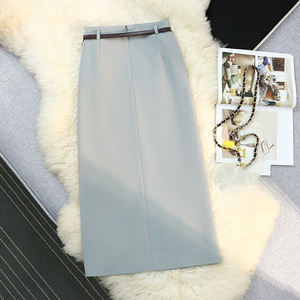 Jupe de Costume Élégante pour Femme, Taille Haute, Mi-Longue, Multifonctionnelle, Décontractée et de Travail, Printemps-Automne - Product Image 4