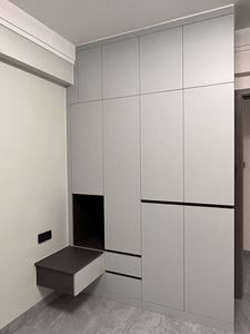 Armario de Madera Maciza sin Pintar, Mueble de Almacenamiento, Armario sin Pintar - Product Image 4