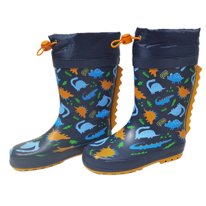 Bottes de pluie unisexes pour enfants en caoutchouc de haute qualité, imperméables, personnalisables, pour le printemps et l'automne, vente en gros - Product Image 1