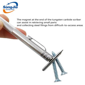 Penna per scrittura diamantata con punta in carburo di tungsteno manuale in metallo legno e vetro per matita per taglio di intaglio del legno - Product Image 4