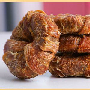 Vente en gros de collations pour animaux de compagnie Séchage des collations et des aliments pour chiens Canard séché <span class=keywords><strong>Anneau</strong></span> de meulage Meulage des dents dressage chien chiot Friandises oem - Product Image 5