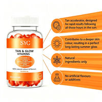 Gummies de Soutien au Bronzage Naturel OEM avec Bêta-Carotène, Lutéine et Zinc pour un Éclat Sans Soleil - 60 Gummies/Flacon - Vente en Gros Marque Privée