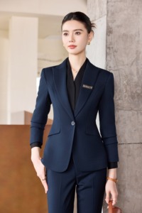 Traje de Oficina Profesional <span class=keywords><strong>para</strong></span> Gerente de Hotel, Uniforme de Negocios <span class=keywords><strong>para</strong></span> Otoño e Invierno, Ropa de Trabajo <span class=keywords><strong>para</strong></span> Recepción y Oficina - Product Image 2