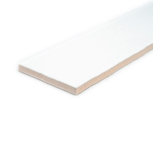 Piastrella in ceramica bianca naturale opaca 7,5x30 per bagno e cucina - Product Image 2