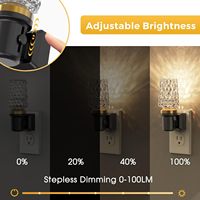 ZHILAI Mini Veilleuses LED Modernes à Capteur de Lumière Blanc Chaud, Économiques, à Brancher, du Crépuscule à l'Aube pour Chambre et Salle de Bain