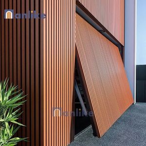 Porte <span class=keywords><strong>de</strong></span> <span class=keywords><strong>garage</strong></span> en aluminium noir personnalisée, isolée, inclinable, avec télécommande, <span class=keywords><strong>de</strong></span> luxe, Anlike 16x7 - Product Image 6