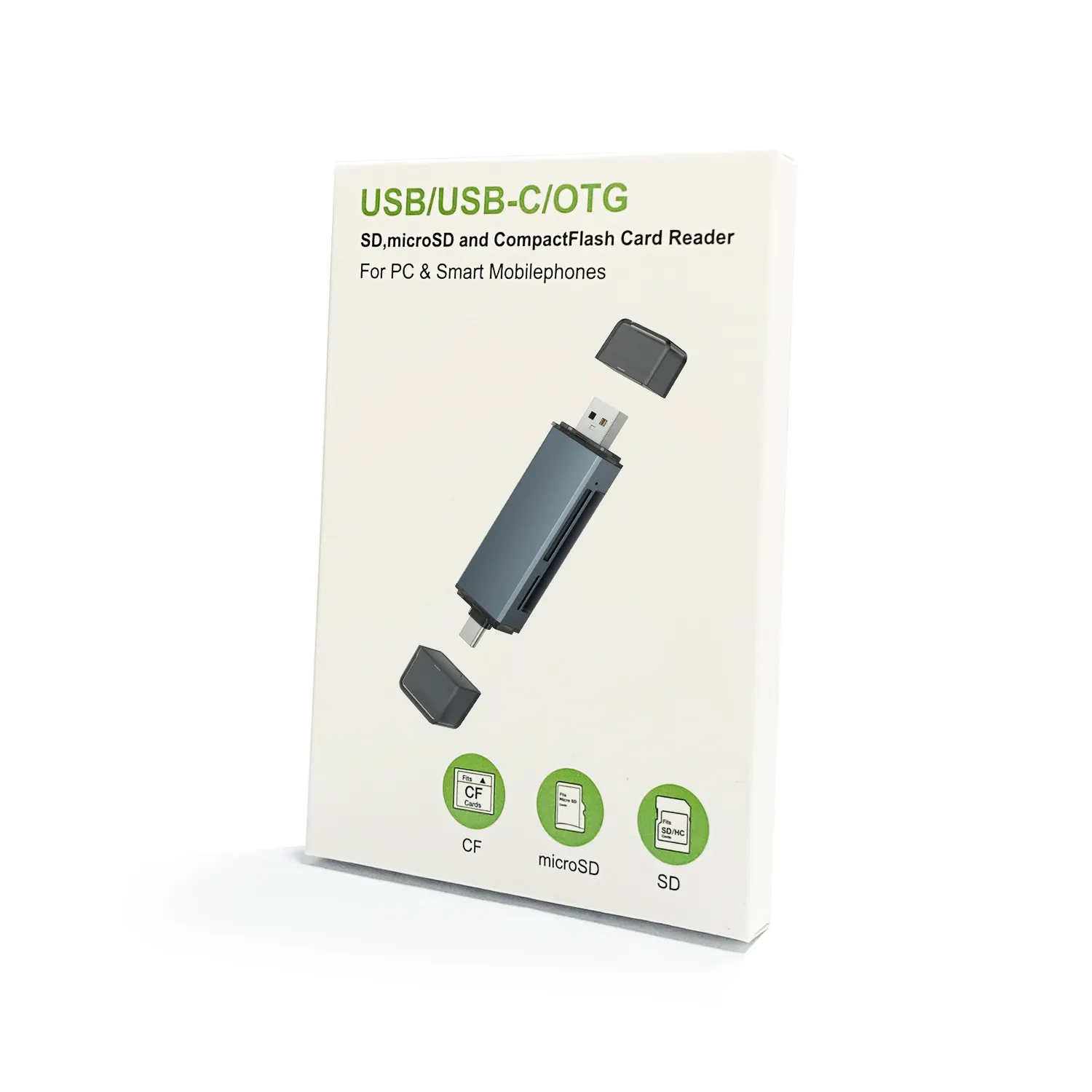 CF-Kartenleser 3-in-1 SD-Speicherkarte MicroSD-SLR-Kamera Typ C doppelzweck OTG Auto-USB