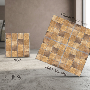 Carreaux de sol en céramique numérique émaillée Vistaar, promotionnels, 12x12 pouces, en porcelaine, antidérapants, 30x30 cm - Product Image 6